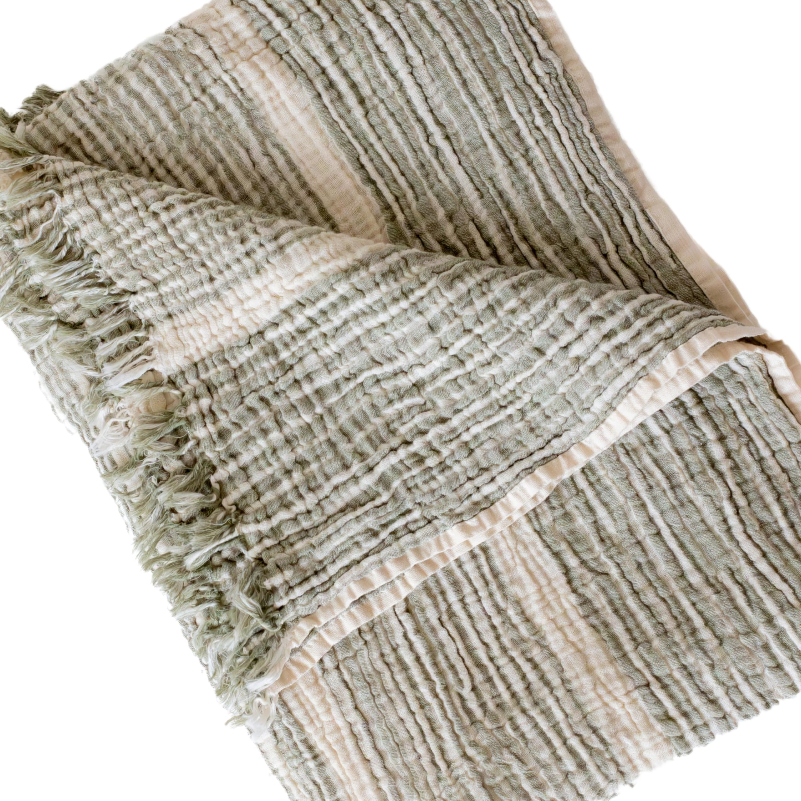 Black & White Brands Turkish Muslin Beach Wrap – 100% Cotton 4-Layer Lightweight Towel, 37"x70" – Dark Blue