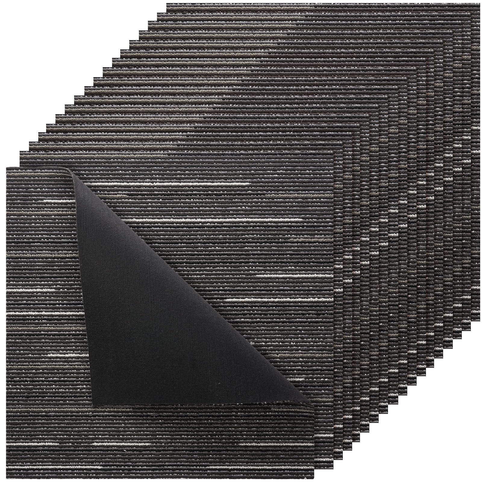VEVOR Carpet Tiles Reusable 24x24 inch, 24 PCS