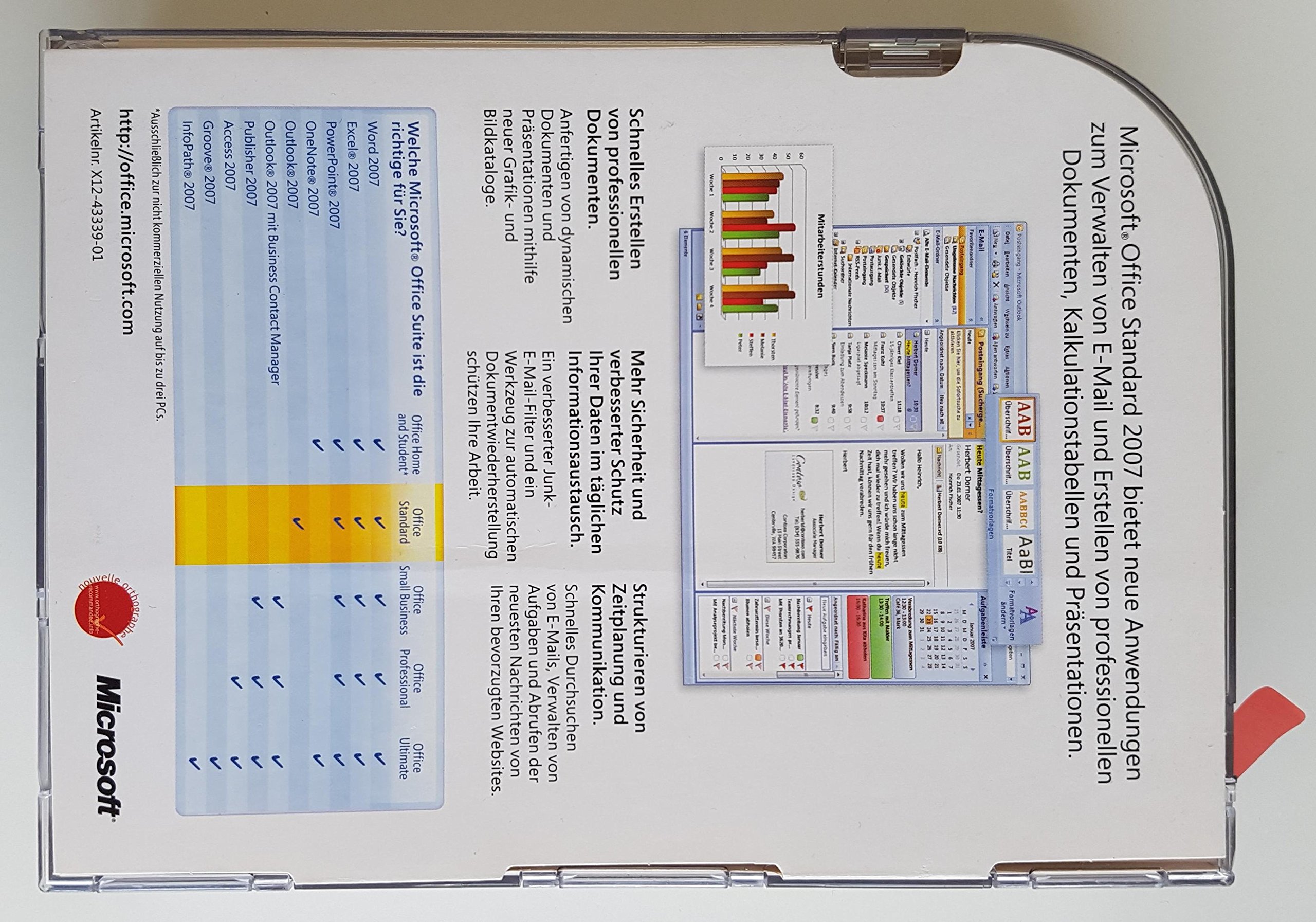 Microsoft Office 2007 Standard deutsch