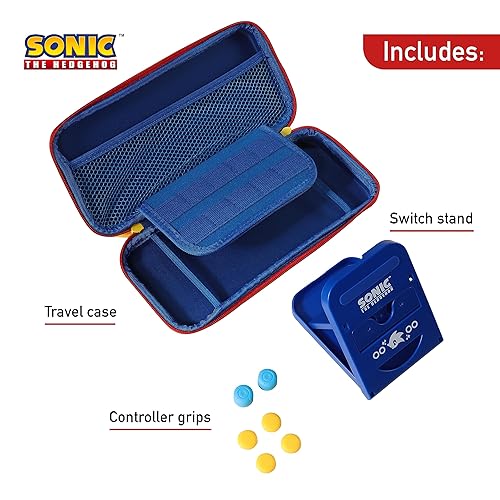 Miniatura 2 de Sonic the Hedgehog Nintendo Switch Case, Gaming On-the-Go Car Kit, Nintendo Switch Controller Grips, Hands-Free Stand, Nintendo Switch Games and