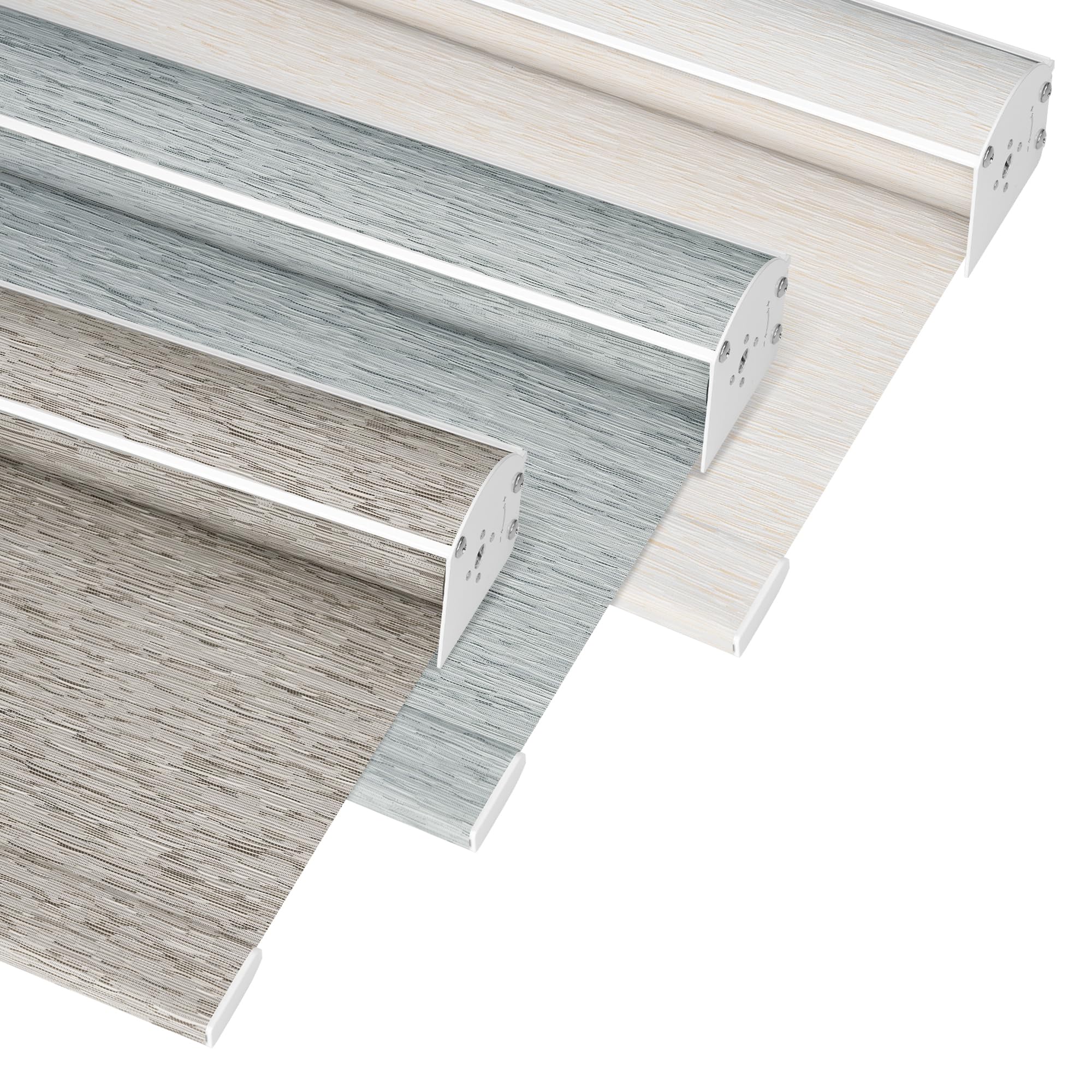 Boolegon Light Filtering Roller Shades for Windows,Cordless Roller Blinds with Cassette Valance,Thermal Insulated Fabric UV Protection Roller Window Shades for Home,Bedroom,Light Brown,Custom Size