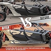 Vista 2 de Rock Sliders Nerf Bars Protector de parachoques lateral Protector Tree Kicker Step para Can-Am Maverick X3 MAX 2017-2025 Accesorios 4 puertas