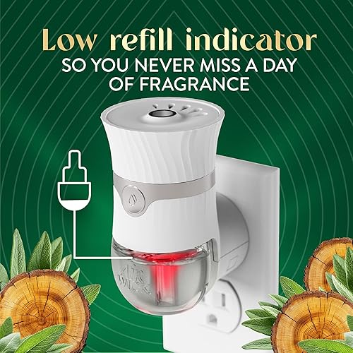 Miniatura 10 de Air Wick Vibrante calentador de aceite perfumado para enchufar + recargas, impregnado con aceites esenciales, ambientadores enchufables para el