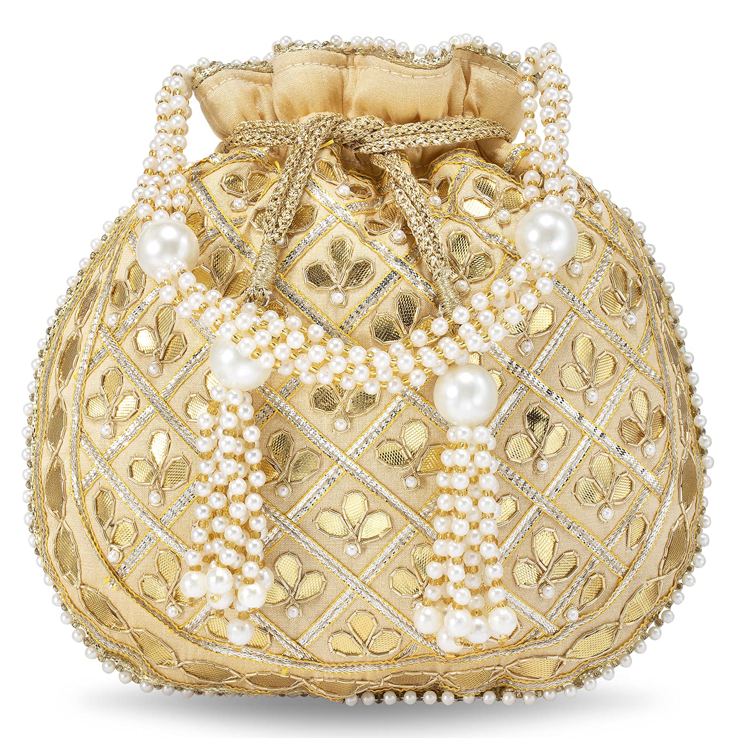 peora Potli Bags for Women Bag Clutch Ethnic Bride Purse Gift for Women-picture-29