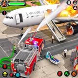 Camion de pompier à 3 roues, camion de pompiers et ambulance dans la ville