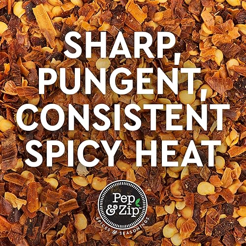 Miniatura 5 de Pep and Zip Triturado de pimiento rojo trituradochile rojo, sin OMG, Kosher, 16 onzas