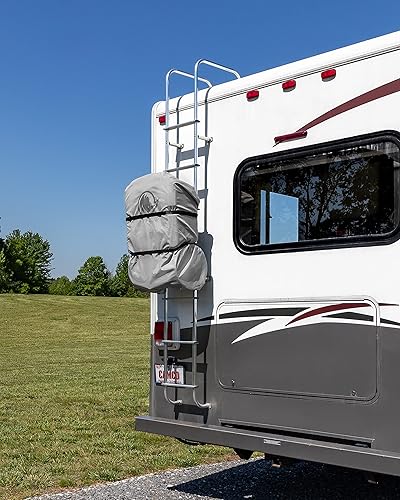 Miniatura 14 de Camco Rhino RV Tote Tank - Kit de accesorios para tanque portátil, incluye accesorios de tanque Rhino, incluye adaptador de remolque de acero