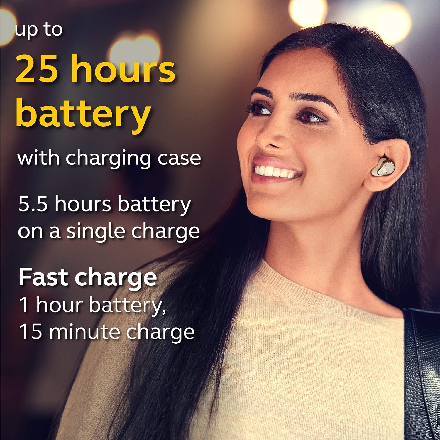Buy Jabra Elite 85t True Wireless Bluetooth Earbuds, Gold Beige – Advanced  Noise-Cancelling Earbuds with Charging Case for Calls \u0026 Music – Wireless  Earbuds with Superior Sound \u0026 Premium Comfort, 12 Online
