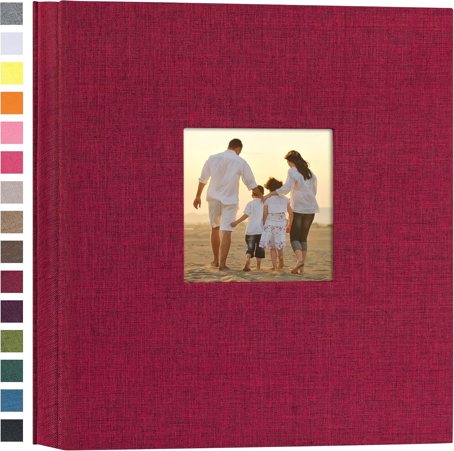 Potricher Linen Hardcover Photo Album, 1000 Pockets