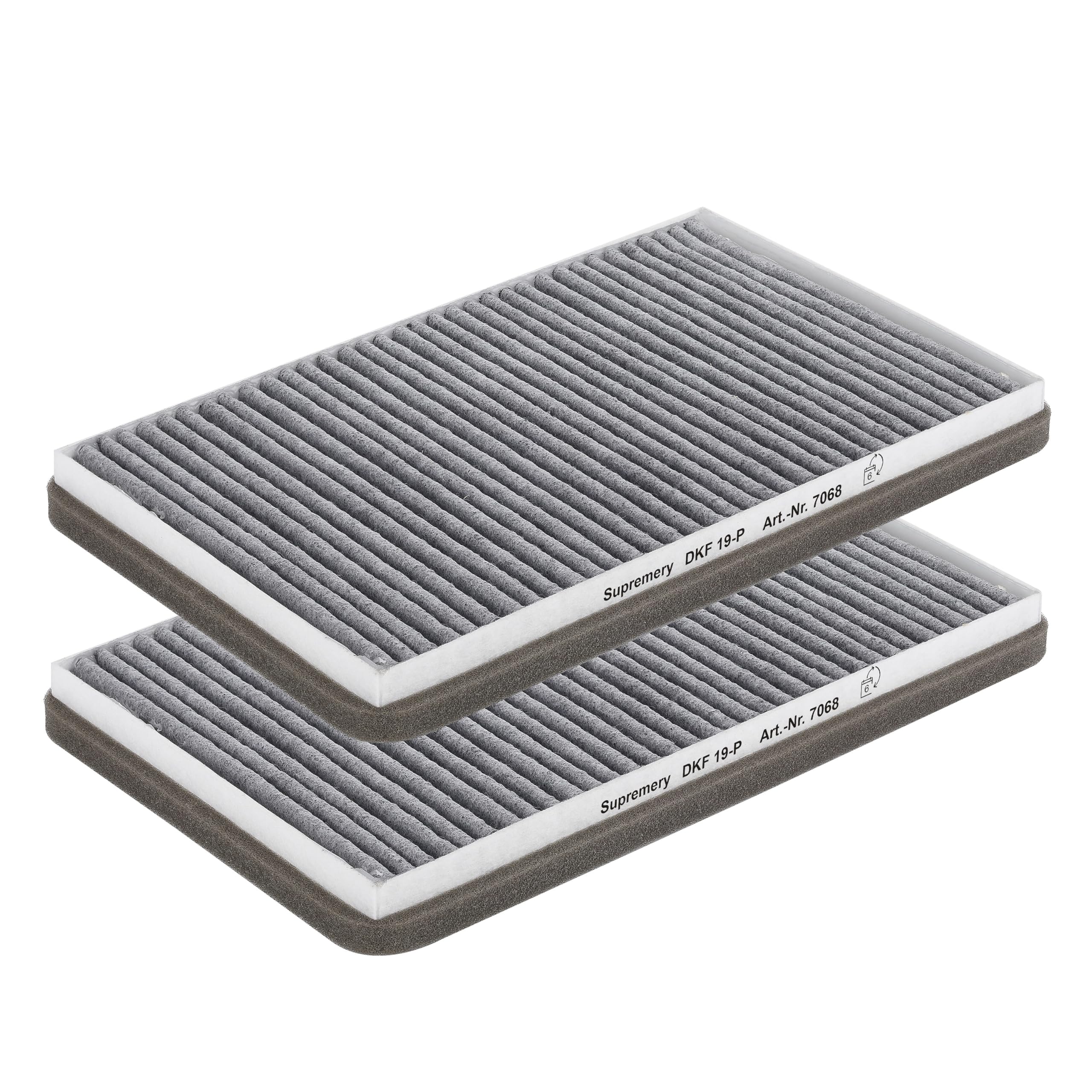 Supremery 2 X Activated Carbon Filters Compatible With Miele Cooker Hoods Dkf 19-P Odour Filter With Activated Carbon