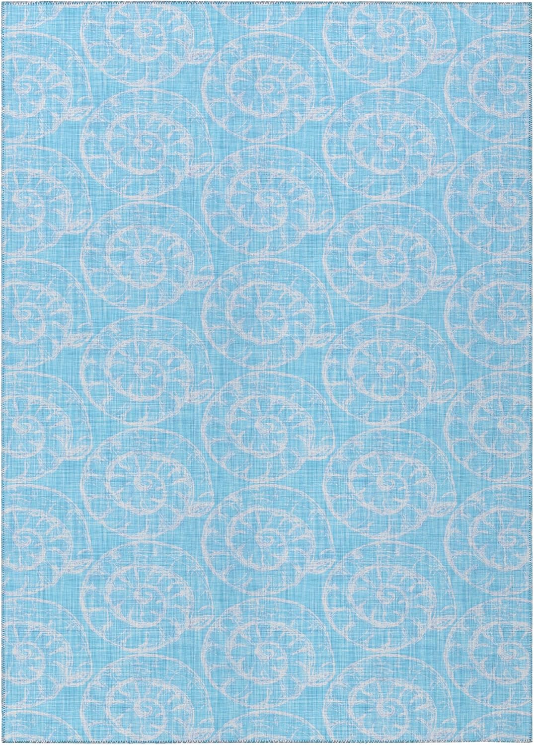 Addison Rugs Surfside ASR41 Blue 5' x 7'6" Indoor Outdoor Rug, Easy Clean, Machine Washable, Non Shedding, Bedroom, Living Room, Dining Room, Kitchen, Patio Rug