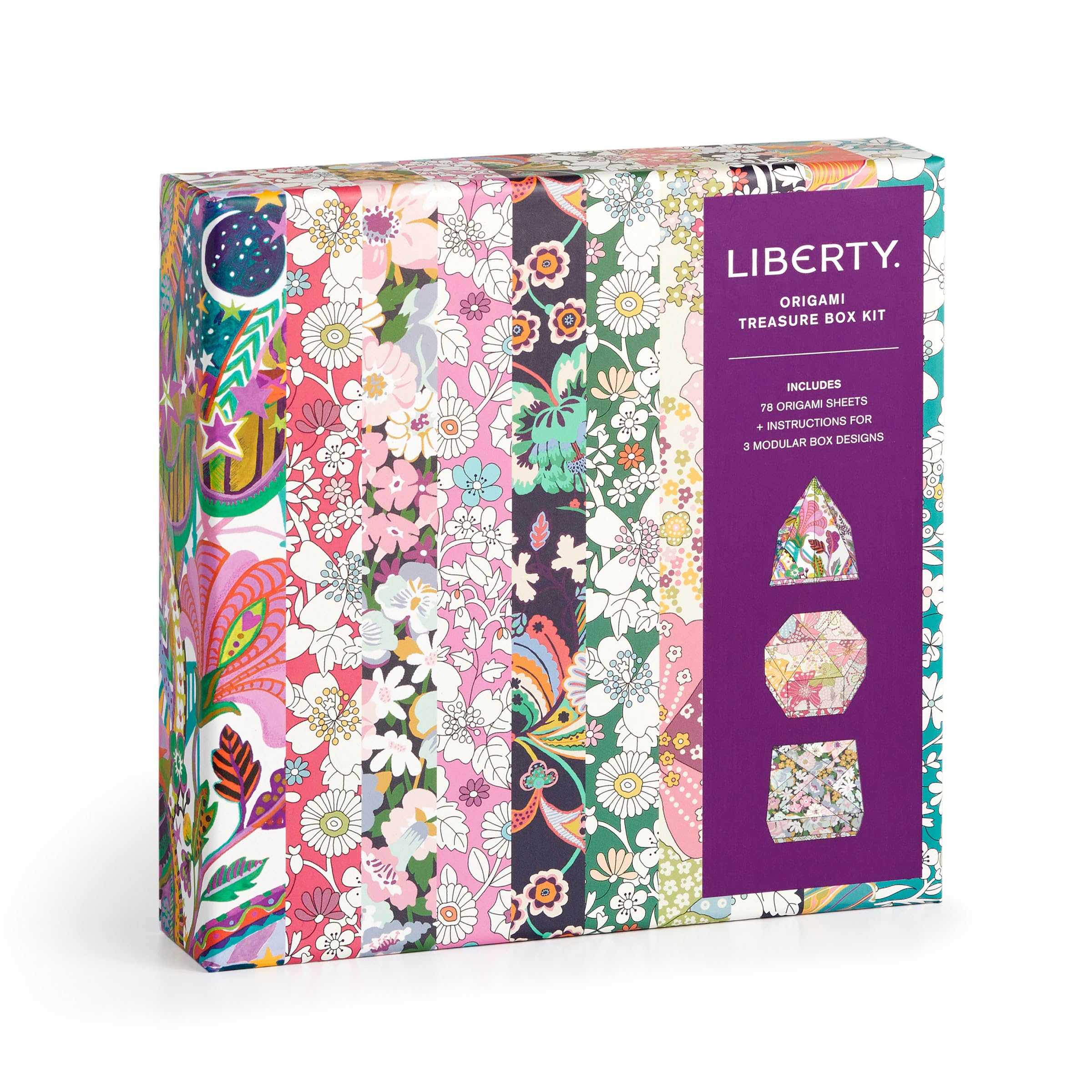 Liberty Origami Treasure Box Kit by Galison (Kit)