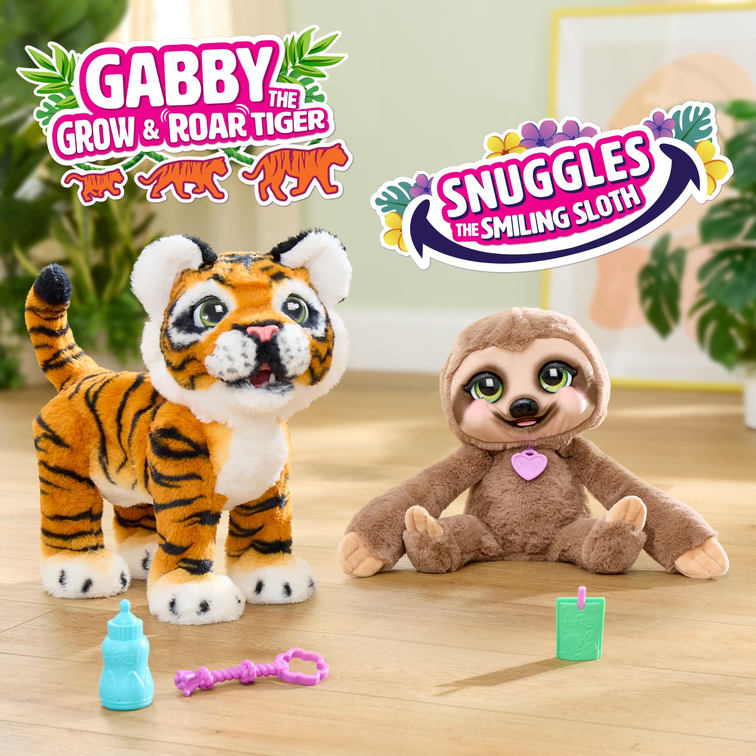 furReal Gabby the Grow & Roar Tiger peluche interattivo
