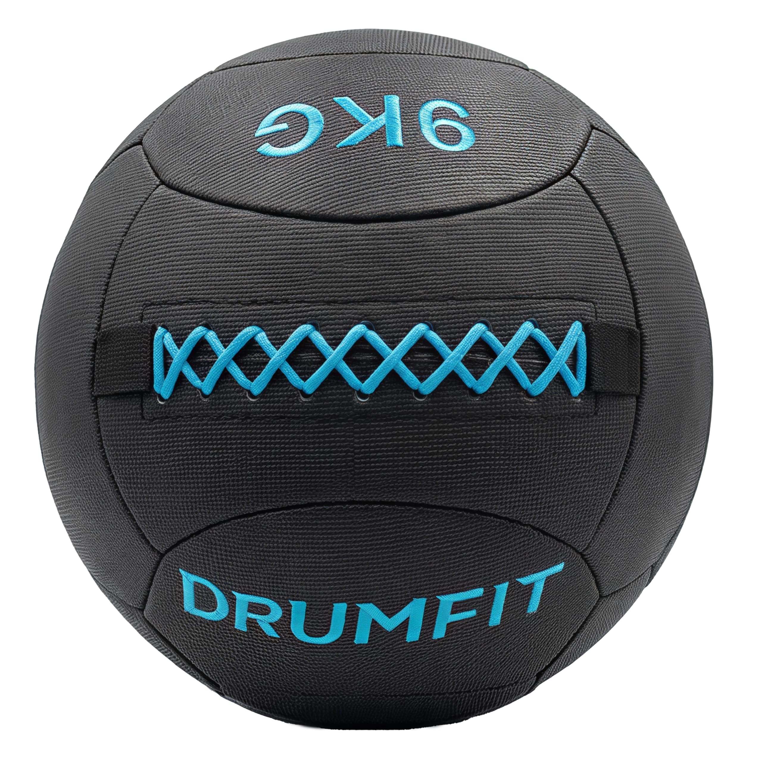 Cecotec Ballon Médicinal - Wall Ball - Drumfit WALLPRO-KV 9 kg. Rembourrage en Sable et Kevlar, Résistant à l'eau et à la Transpiration, Coutures Renforcées, Idéal pour la Force et Le Cross Training