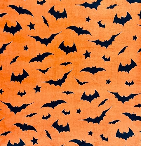 Miniatura 10 de Manta de Halloween para decoración del hogar calabazas abucheadas, telarañas, gatos, terciopelo suave sobre fondo gris, grande de 70 x 50 pulgadas