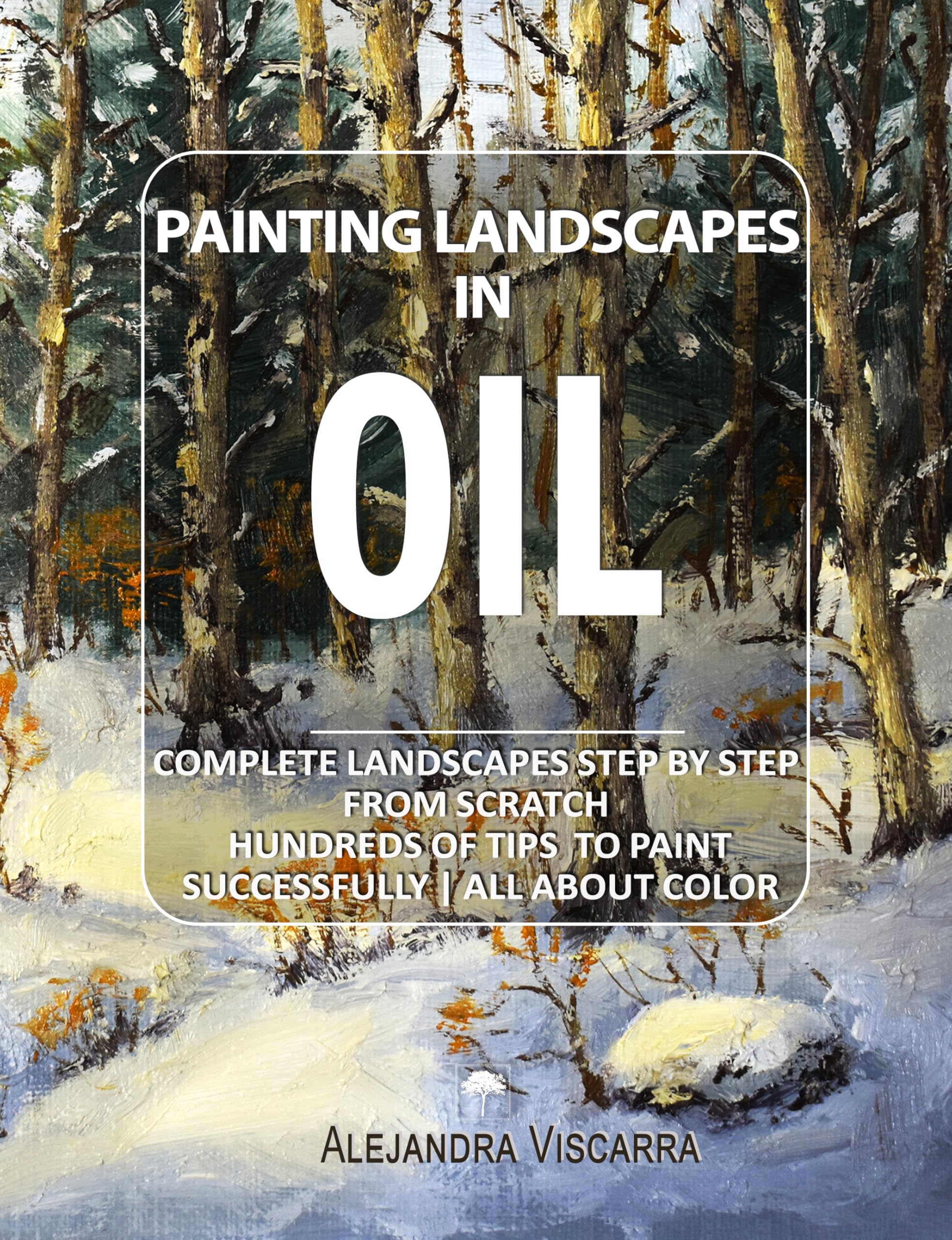 Peinture à l'huile livre paysages guide technique art nature anglais