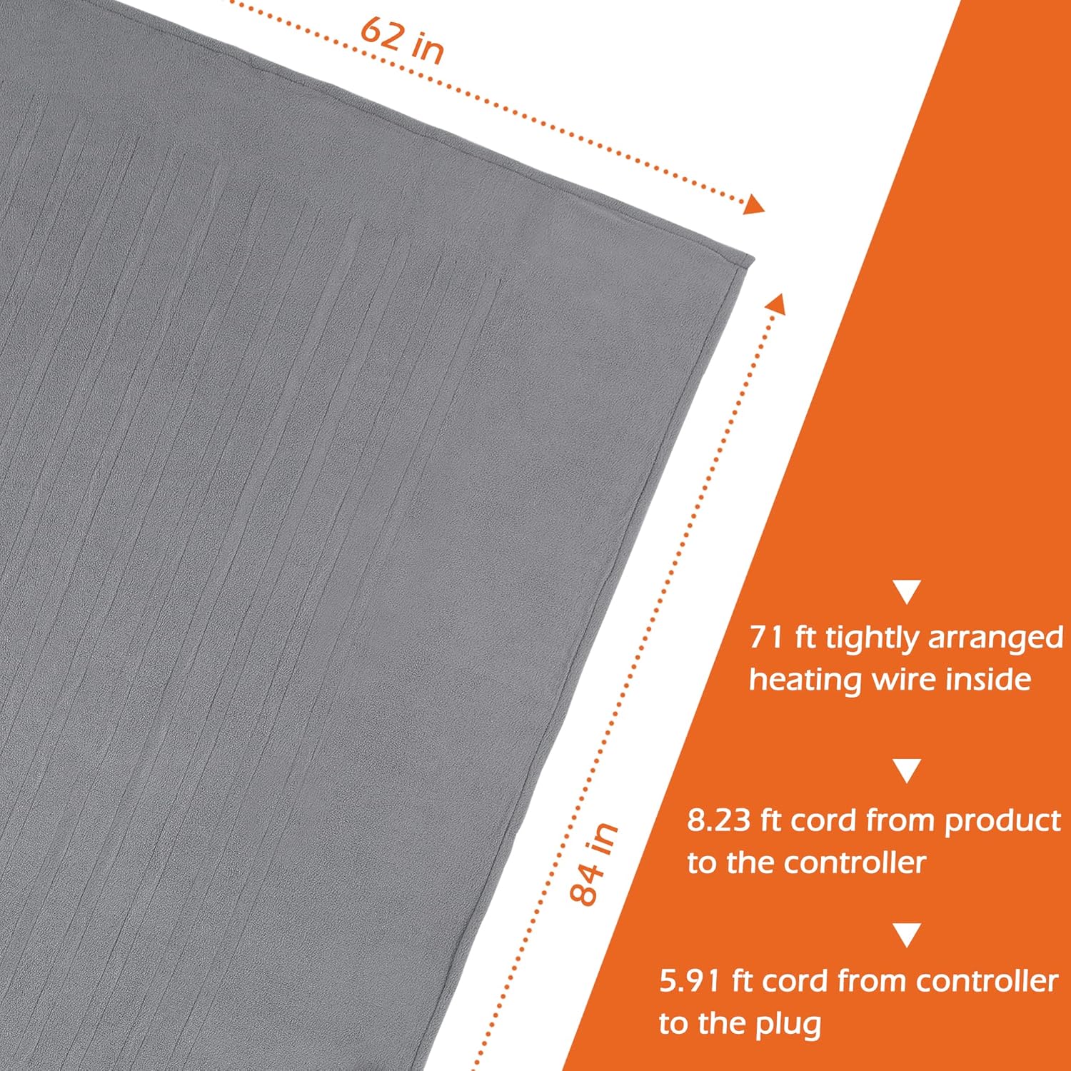 review Heated Electric Blanket 62