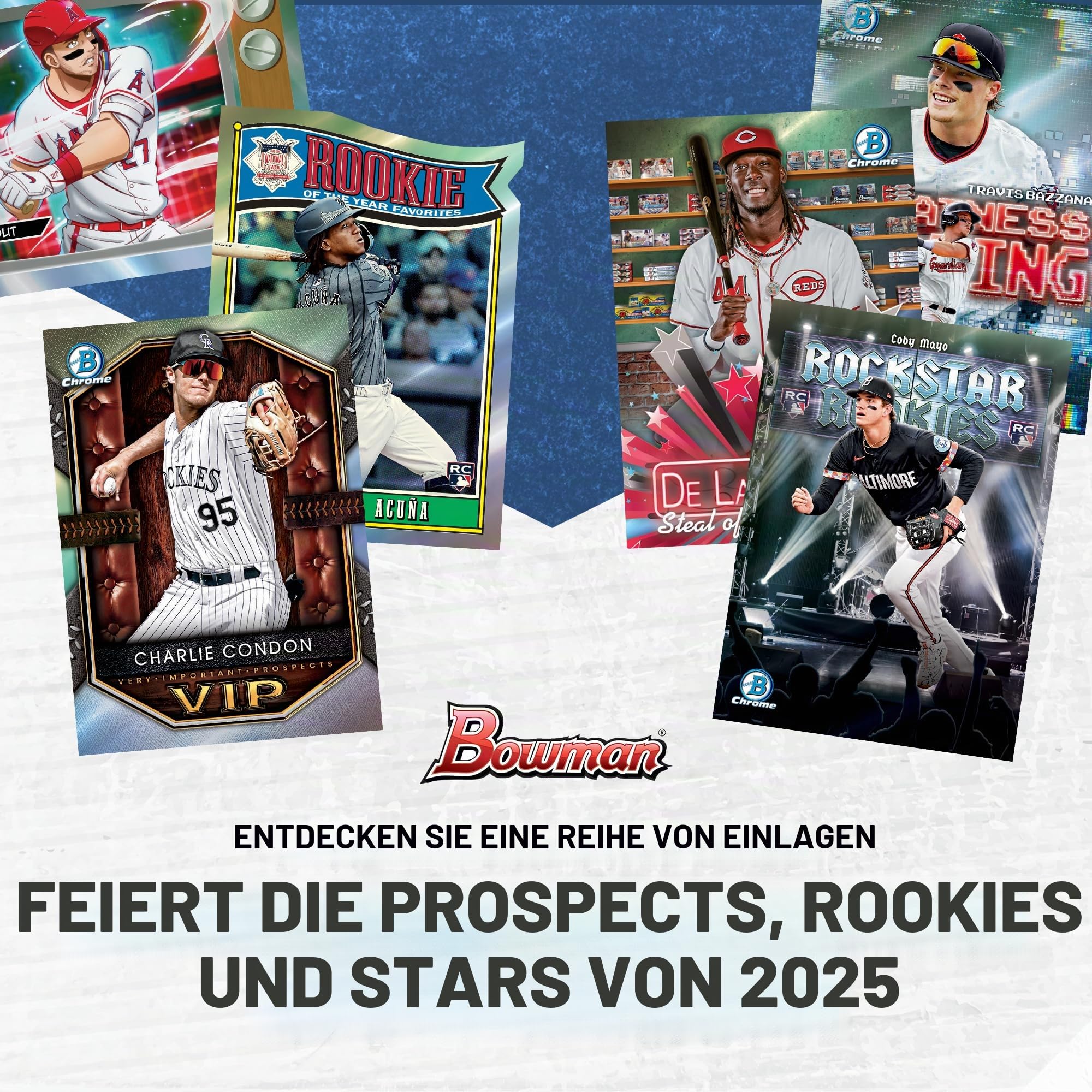 Bowman Baseball 2025 – werksseitig versiegelt – Vorteilsbox