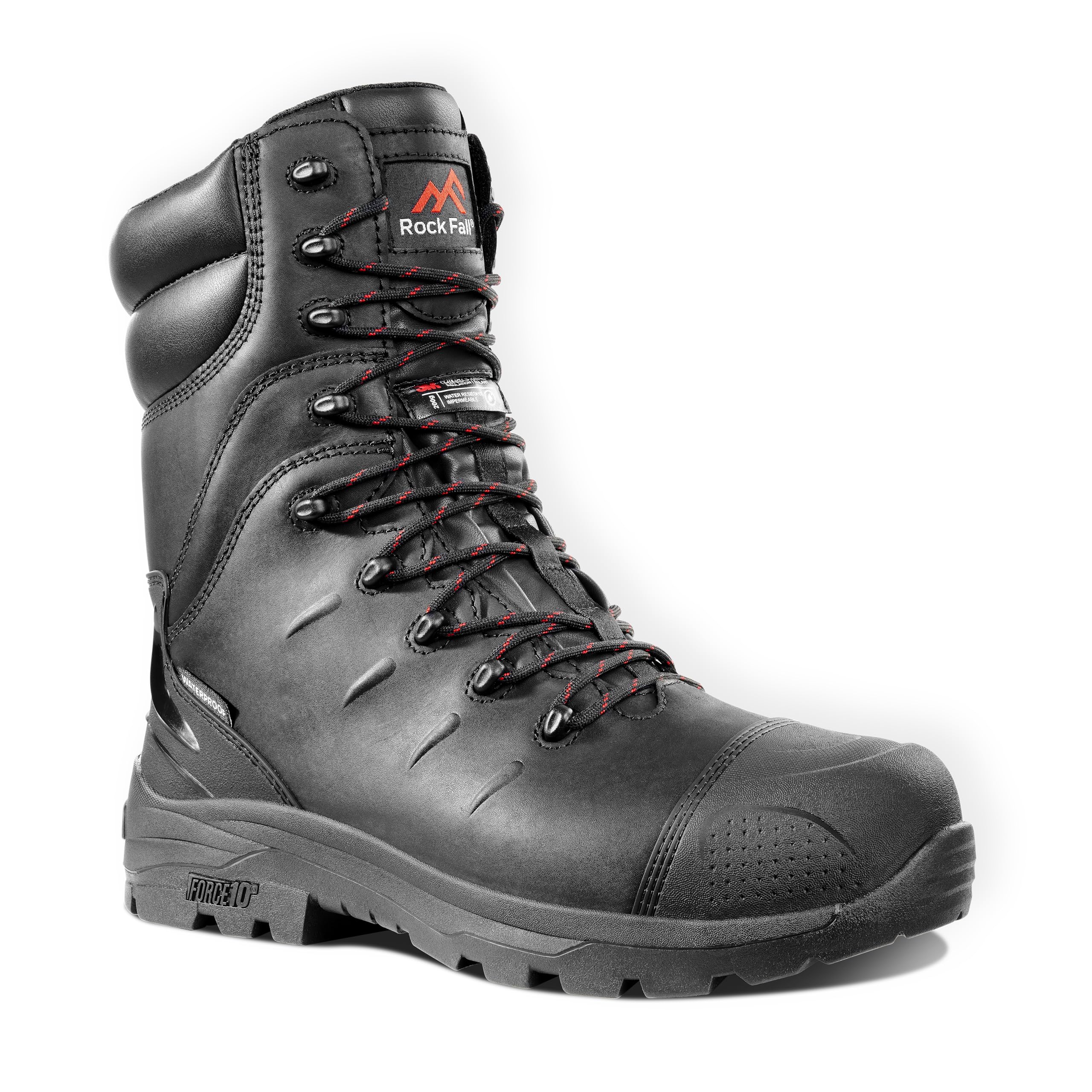 RF540 Monzonite High Leg Internal Metatarsal Waterproof Safety Boot with Side Zip