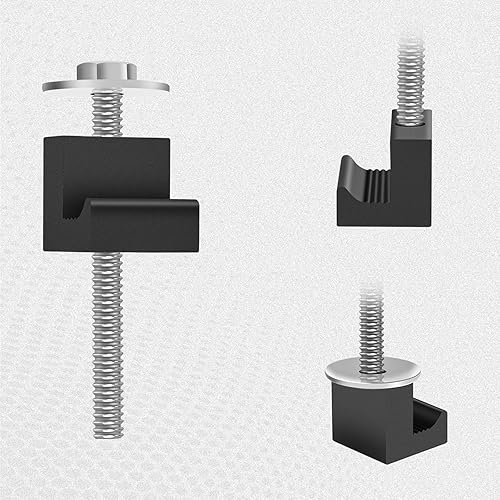 Miniatura 6 de Paquete de 10 kits de montaje universales para caja de herramientas sin taladro, aleación de aluminio que une firmemente la caja de herramientas,