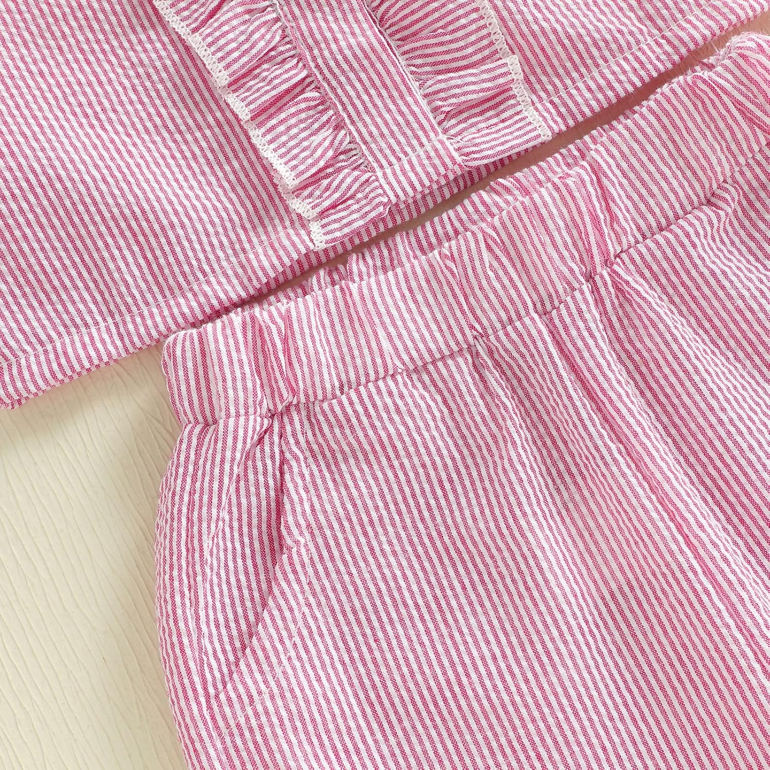 Biayxms Kids Baby Girls Boys Plaid Cotton Pajamas Set Long Sleeve Button Down Shirts Tops and Pants Gingham Pj Lounge Sets - Image 6