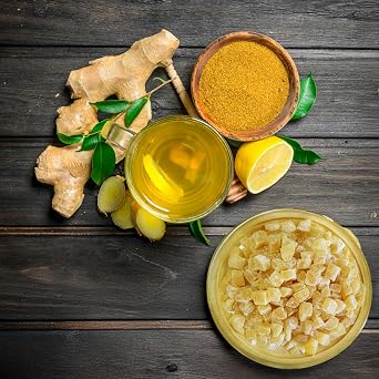 Anna and Sarah Organic Dehydrated Diced Ginger Pieces 8 Oz Resealable Bag