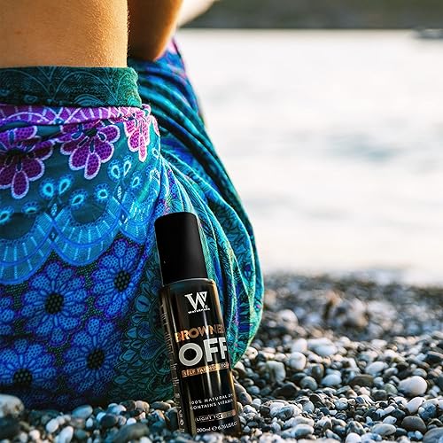 Miniatura 6 de Watermans Browned Off Mousse autobronceador ligero a medio (6.8 fl oz) con aloe vera, vitamina E, DHA natural, sin olor a galleta, bronceado falso