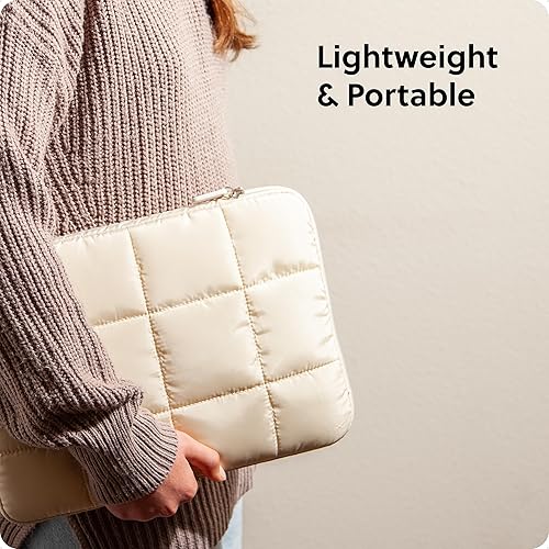 Miniatura 5 de U Brands Funda de nailon con cremallera para laptop, 9.75 x 13 pulgadas, accesorios de computadora, bolsa para laptop para MacBook Pro, MacBook Air,