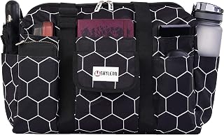 SHYLERO Nurse Bag With 21 Pockets Large and Water Resistant - L18 xH14 xW7 | Medical Bag Doubles as Utility Tote, Overnight Carry, or Daily Work Companion
