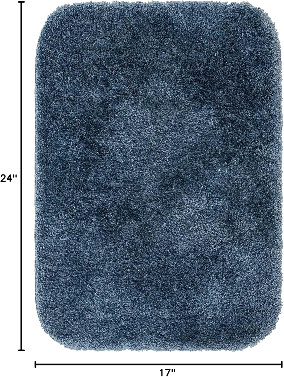 Mohawk Home Goliath Machine Washable Bath Mat 17" x 24" Slate