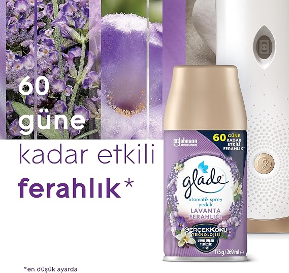 Glade Lavender 2-Piece Replacement Automatic Spray (2 x 269 mL)