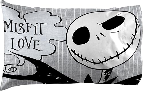 Miniatura 2 de Jay Franco Disney Nightmare Before Christmas - Juego de 2 fundas de almohada reversibles