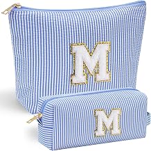 YOOLIFE Teacher Gifts for Women - Teacher Appreciation Gifts, Retirement Travel Gift for Teachers Travel Makeup Organizer Bag | Teachers Birthday Retirement Gift for Women 2026 | Blue M