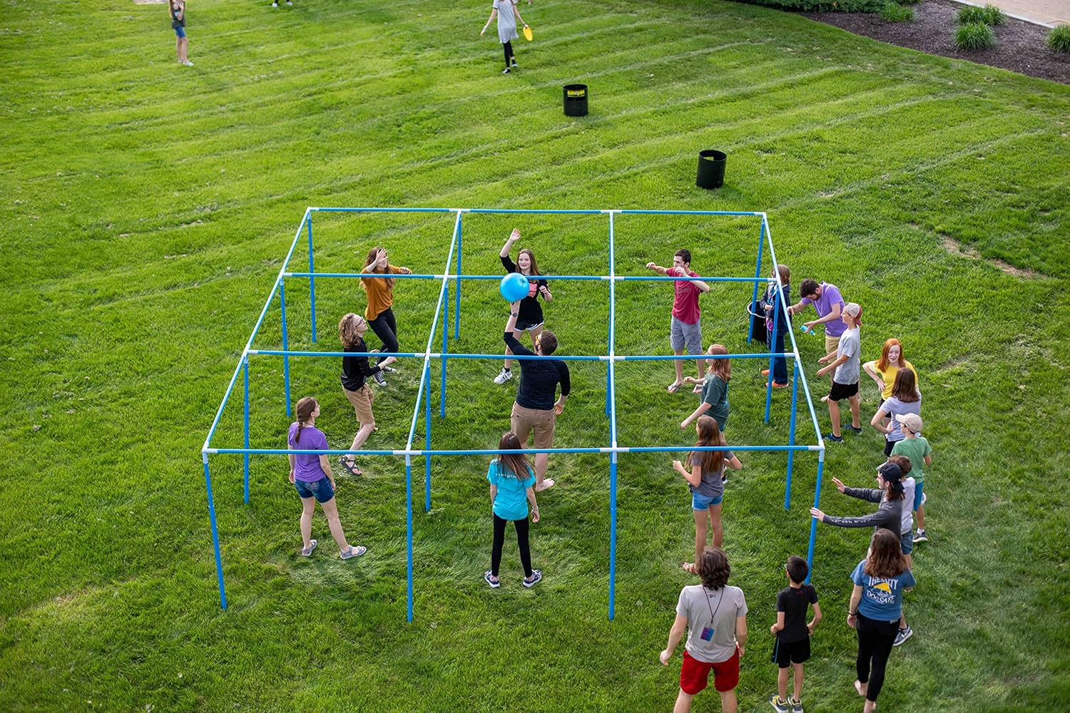 9 Square in The Air: Original and Best. Height Adjustable & Portable, for All Ages and Skill Levels. Great for Families, Churches, Schools and Camps.