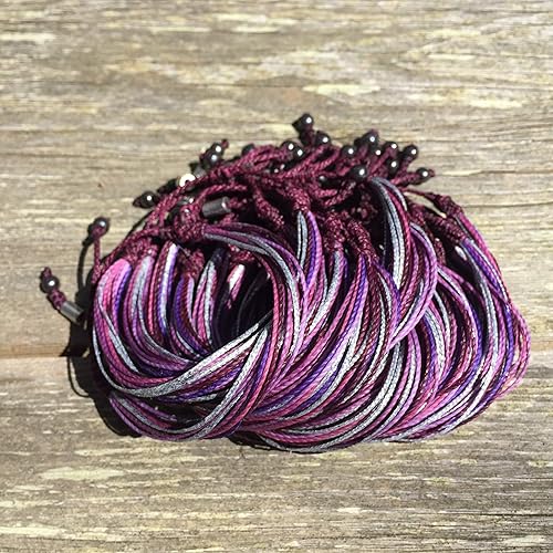 Miniatura 240 de Surfer Bracelets for Men - Handmade Surfer Rope Adjustable Friendship Bracelets - Surf String Bracelet for Couple Women Men Waterproof Beach Jewelry