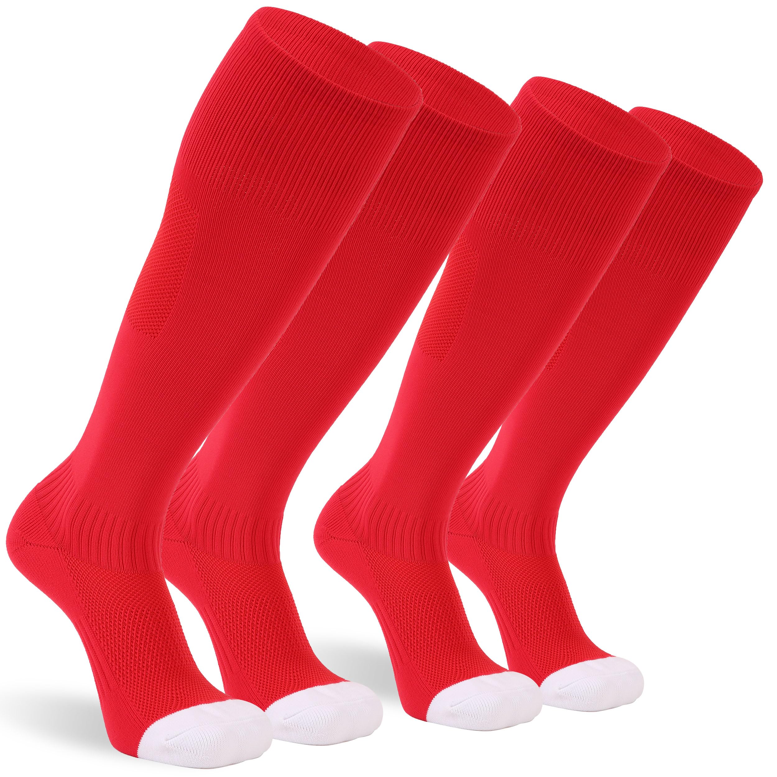 Sunew Baseball Socks,2/3 Pack Youth Adult Athletic Softball Football Volleyball Socks for Summer Soccer Camps 4 Size