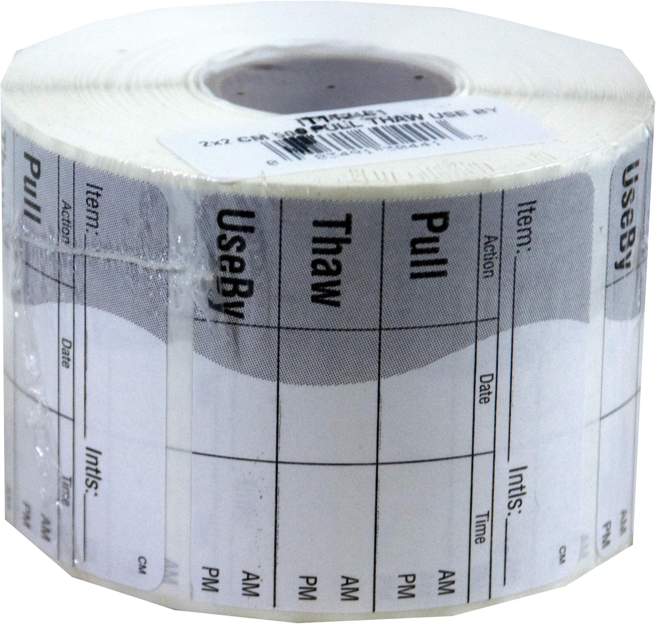 DayMark Safety Systems-IT112461 Pull/Thaw/Use by Freezable Label, 2" x 2" (Roll of 500)