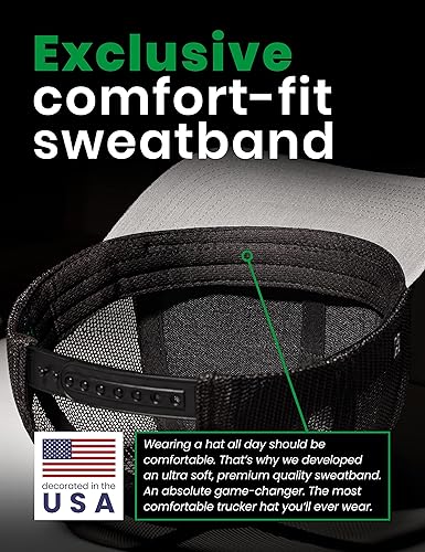 Miniatura 5 de HAKA Wilderness Trucker - Sombrero de béisbol ajustable para hombres y mujeres, gorra de béisbol ajustable al aire libre, cierre de malla, banda de