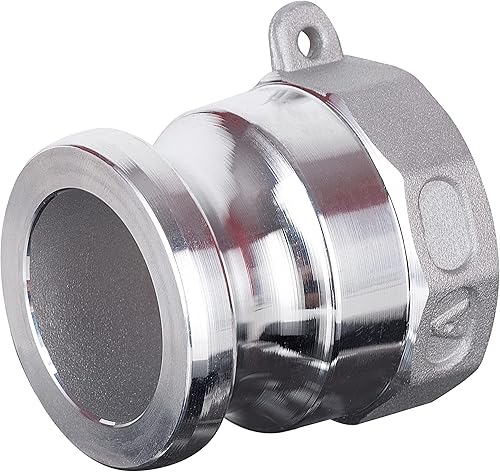 Miniatura 2 de EASTRANS Aluminio Global Tipo A Leva y Ranura Manguera Acoplador de Manguera Camlock, 1.5" Enchufe x 1.5" NPT Hembra