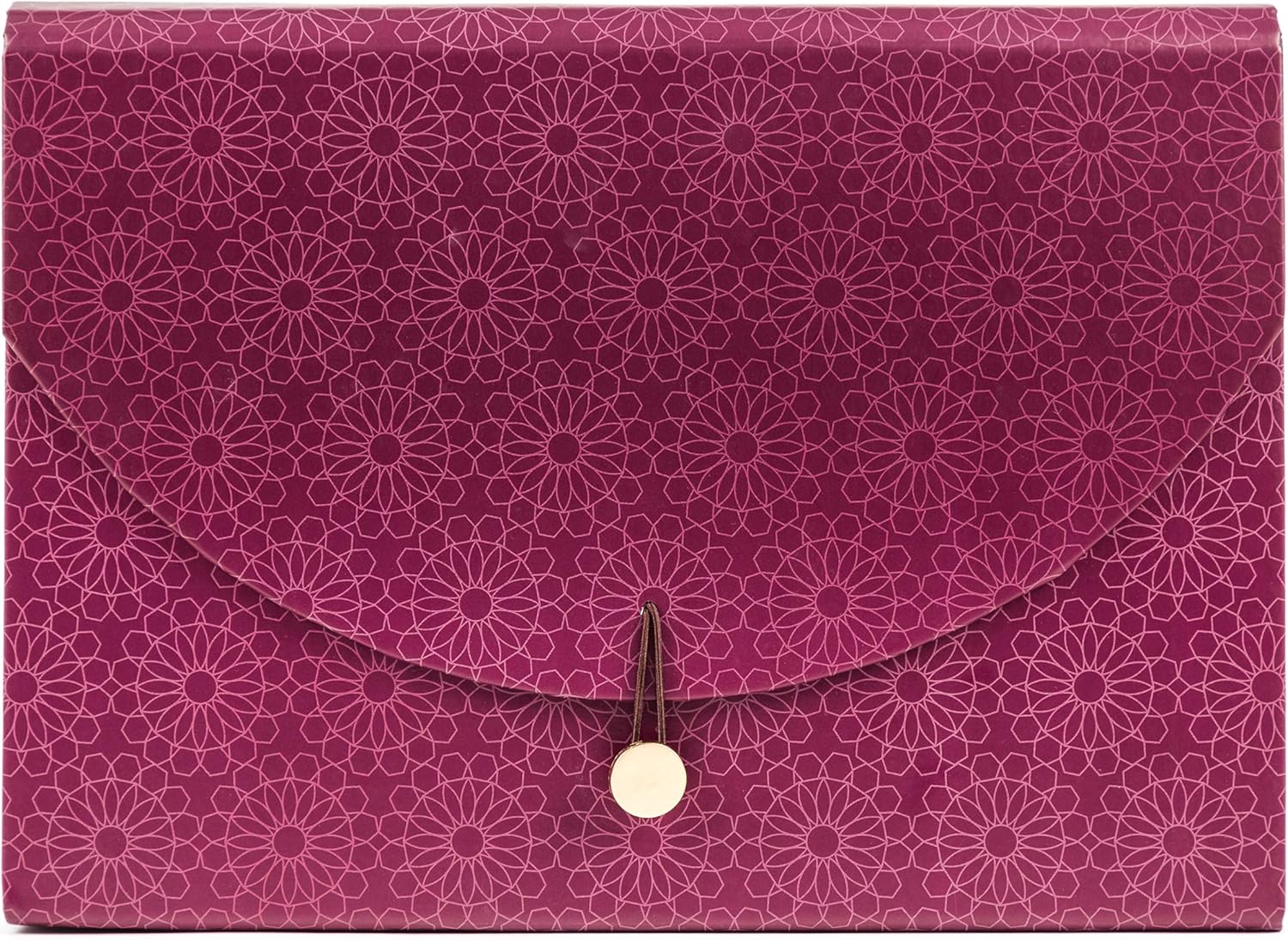 U Brands Modern Pretty Fashion Expandable File Folder, Letter Size, 13 Pockets, Pink