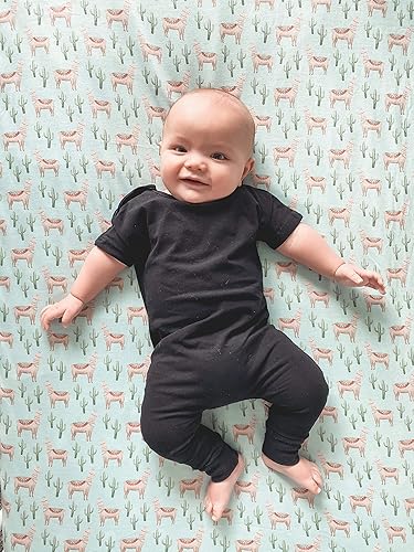 Vista 5 de Sábana bajera de punto prémium para cuna/sábana para niños pequeños Cusco por Copper Pearl Cuzco