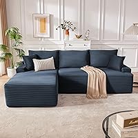 Vista 38 de Sofá Seccional Cloud de 110", Sofá Boneless para Sala de Estar, Sofá Seccional Modular con Asiento Profundo, Cómodo Sofá Esponjoso con Chaise