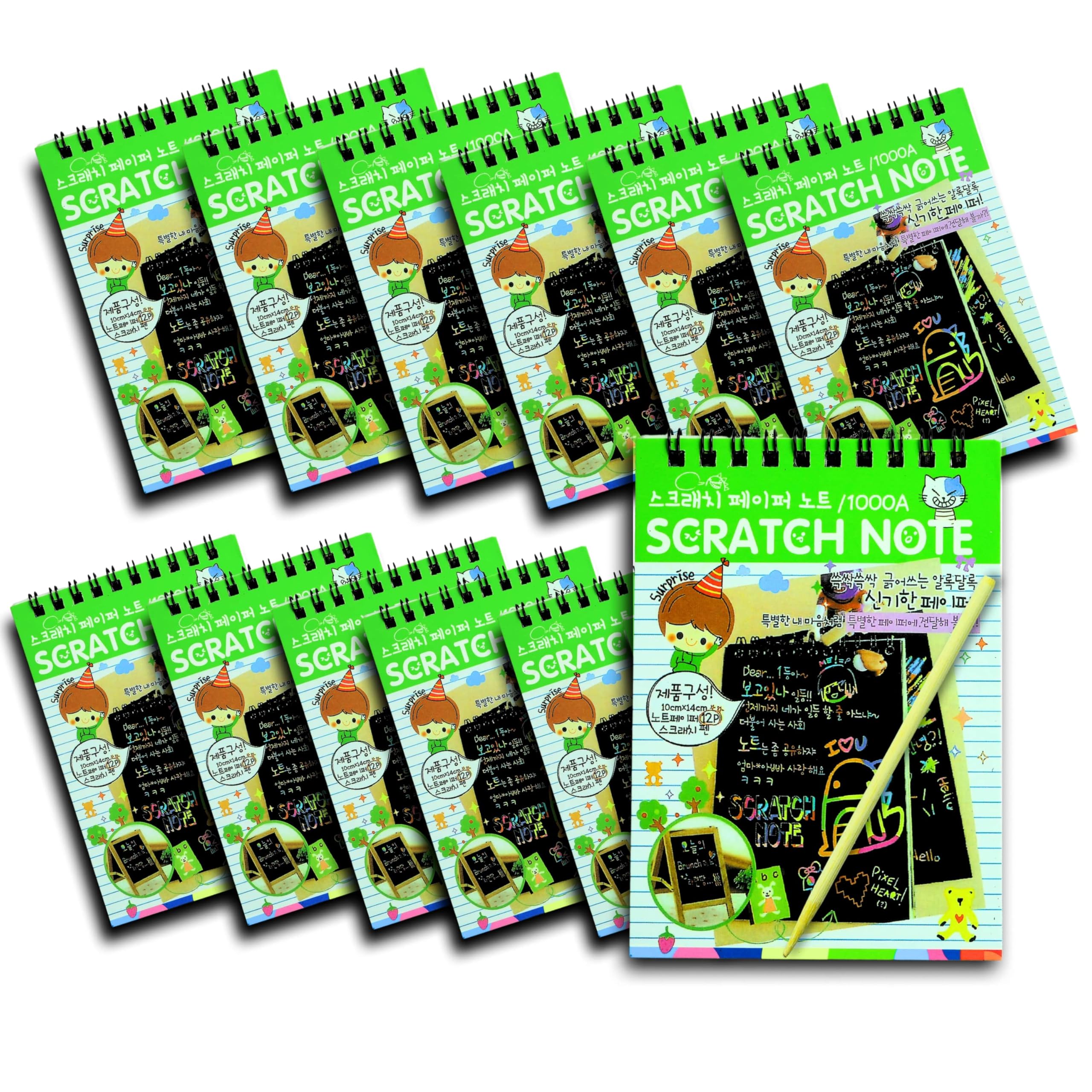 Spherix Scratch Note Return Gifts for Kids, Best Birthday Return Gifts for Kids Age 3-5, 6-8, 8-12, Ideal Scratch Books for Kids,Multicolor - Set of (12) (B0D962WVSS) Amazon Price History, Amazon Price Tracker