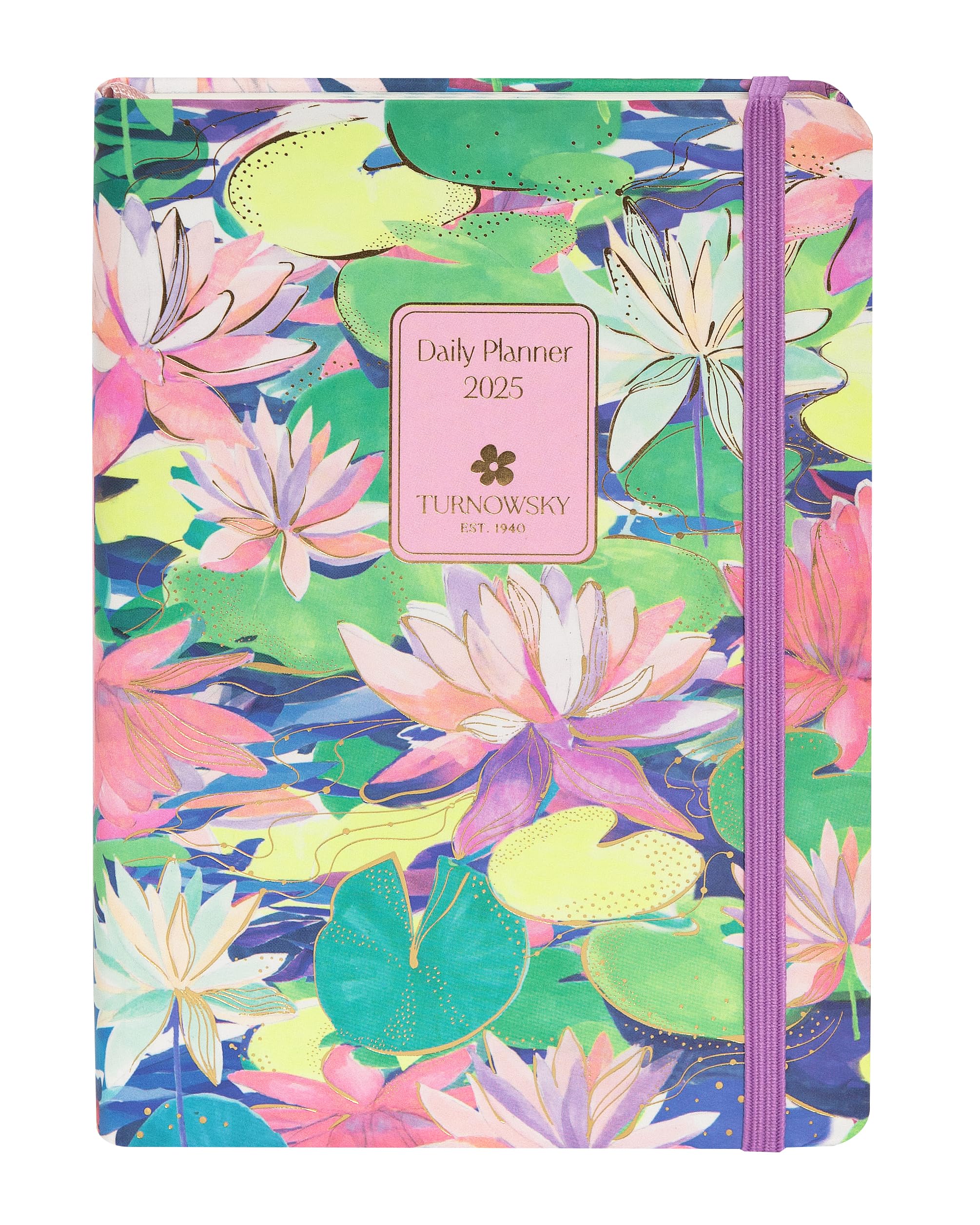 Agenda Settimanale Tascabile TURNOWSKY 2026 - 9x13 Cm, Spirale Nera, 168 Pagine Colorate