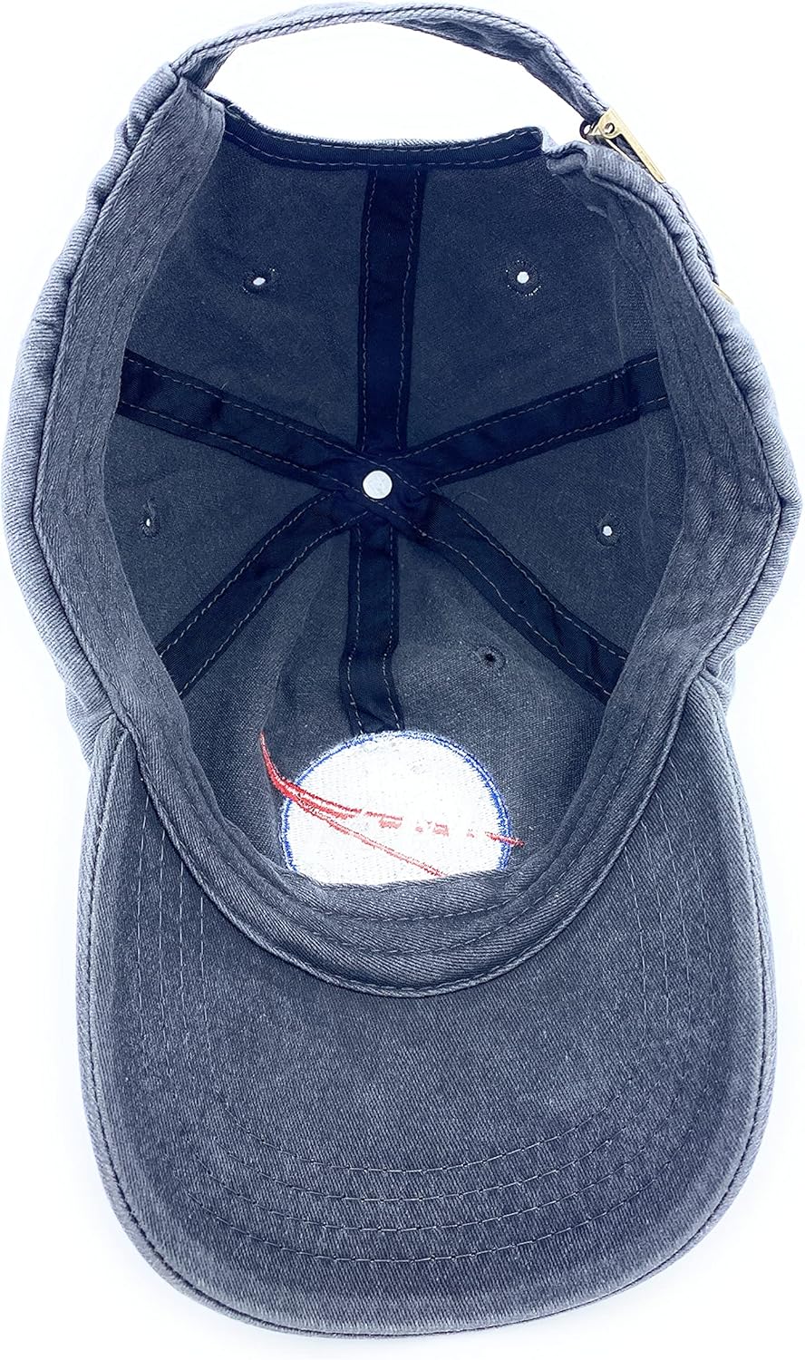 NASA Hat Vintage Baseball Cap NASA Logo Cotton Caps for Men Dad Hat Washed Cotton Hats for Women - Image 5