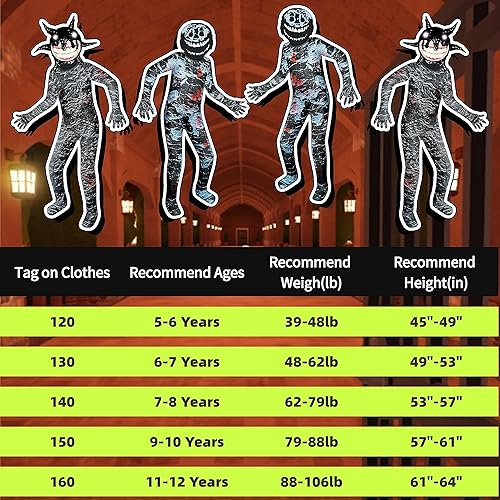 Vista 3 de Skibidi Toilet Costume for Kid Titan Tv Man Cosplay Boy Sperkerman Cameraman Bodysuit for Halloween with Mask 5-12y