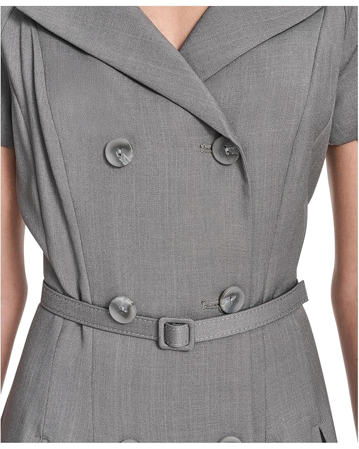 Calvin Klein Melange Suiting Belted Aline - #4 of 5
