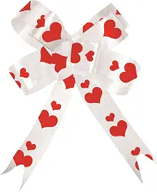Laço Magico KIT P-18 16mx180mm coracao branco pct 10 unidades.