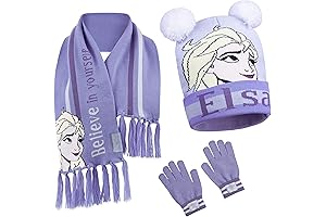 Beanie Hat Scarf and Gloves Set for Kids