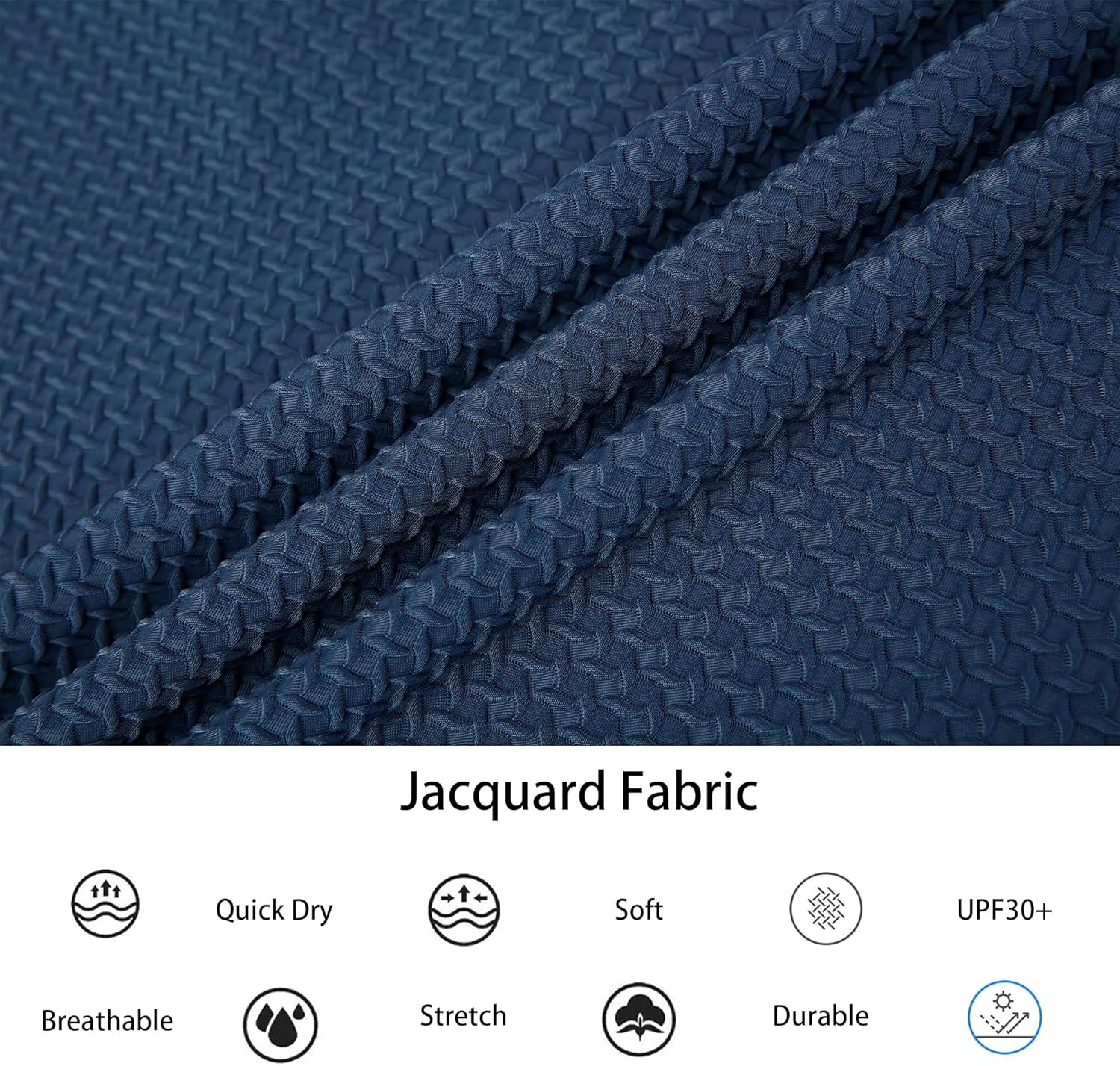 Alex Vando Mens Bubble Jacquard Polo Shirt Super Stretch Short Sleeve Polo Shirts for Men - Image 5